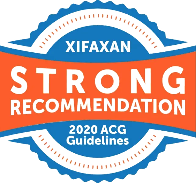 XIFAXAN Strong Recommendation Seal